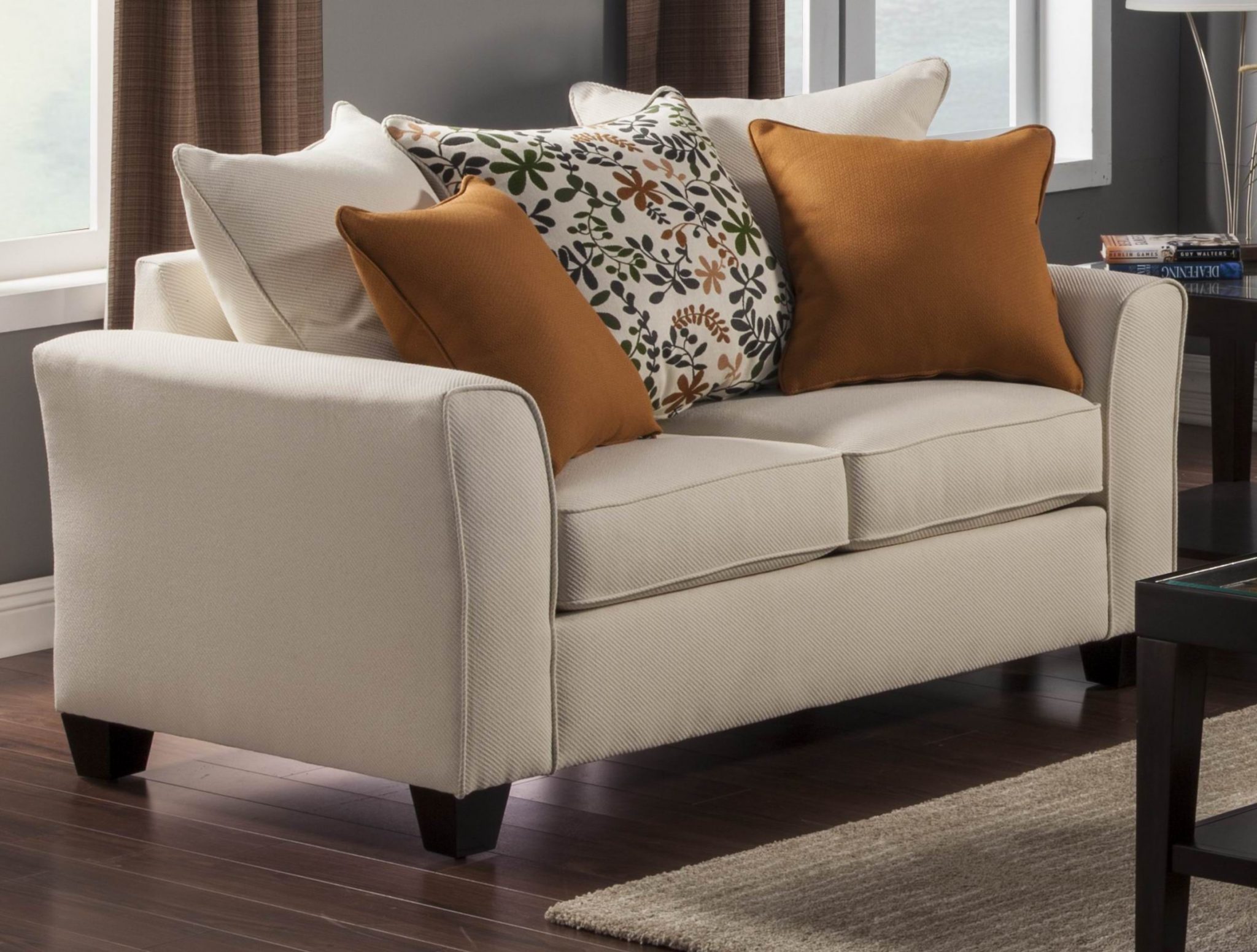 Homelegance Furnishing Henderson Ivory Chenille Sofa Set