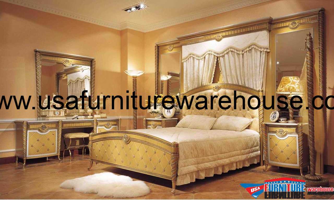4 pc zeus european golden luxury bedroom set with large 4 pc zeus european golden luxury bedroom set with large