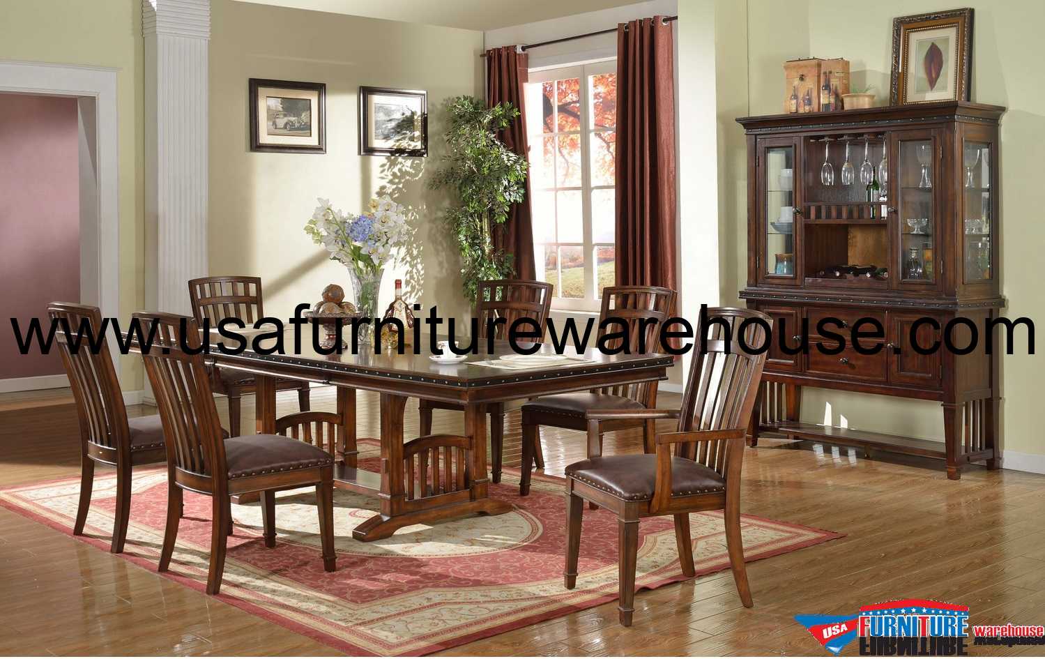 Best Master 9 Piece Lexington Extension Dining Set