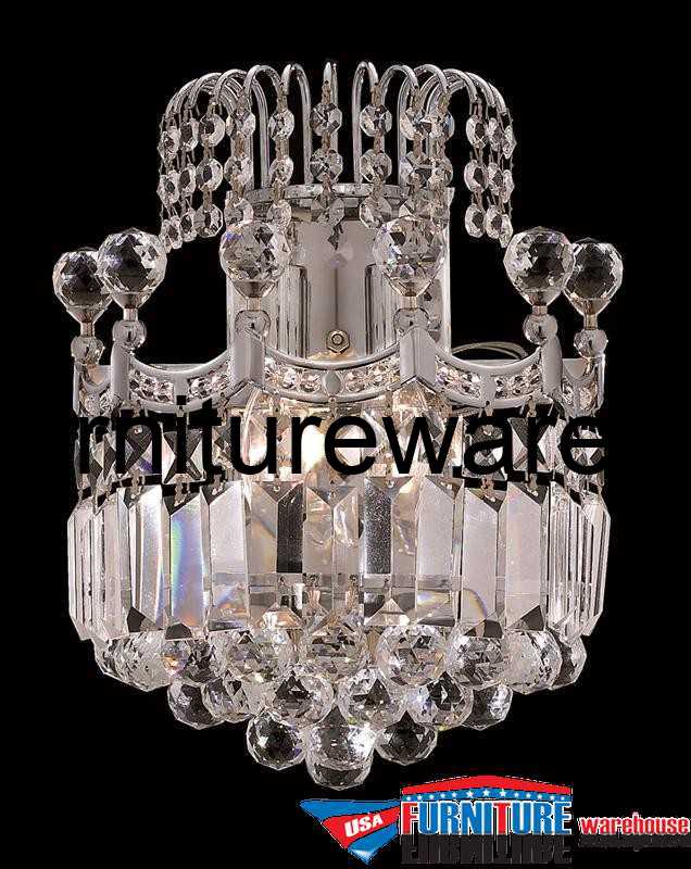 Elegant Lighting 2 Lights Wall Sconce Chandelier 8949 Corona Collection