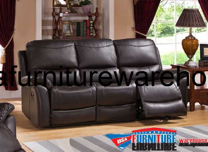 Pisa Top Grain Leather Reclining Sofa