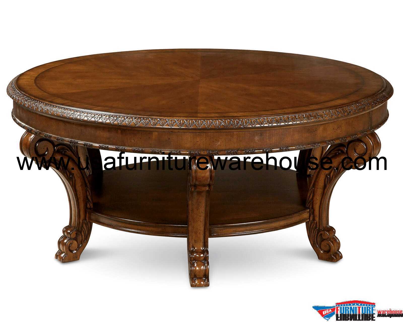 A.R.T Furniture Old World Round Cocktail Table