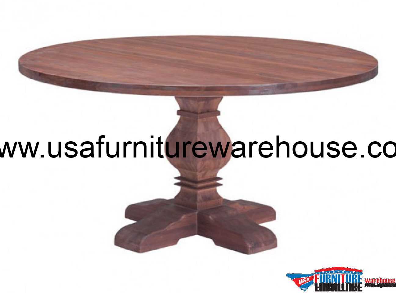 Hastings Solid Wood Round Dining Table