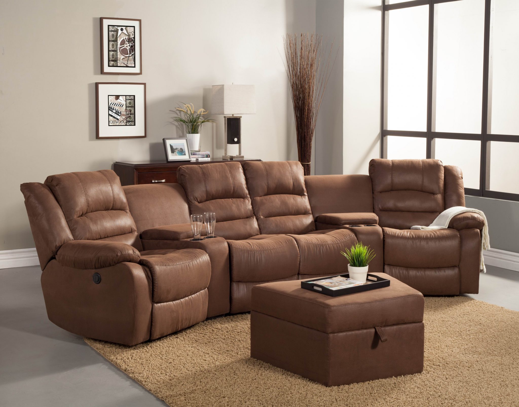 Homelegance Tucker Reclining Sectional Collection