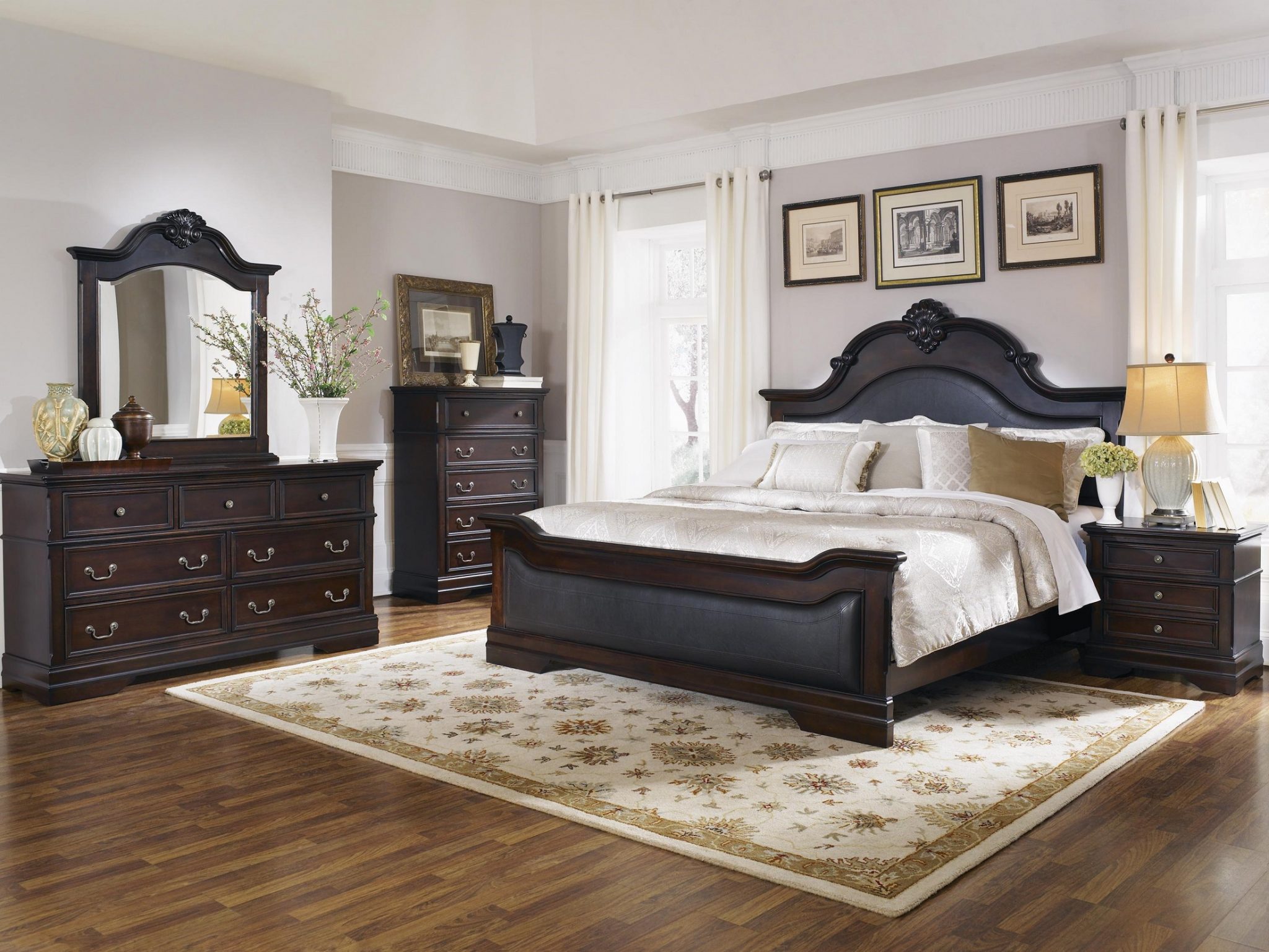 Coaster Furniture Cambridge Upholstered Panel Bedroom Set USA