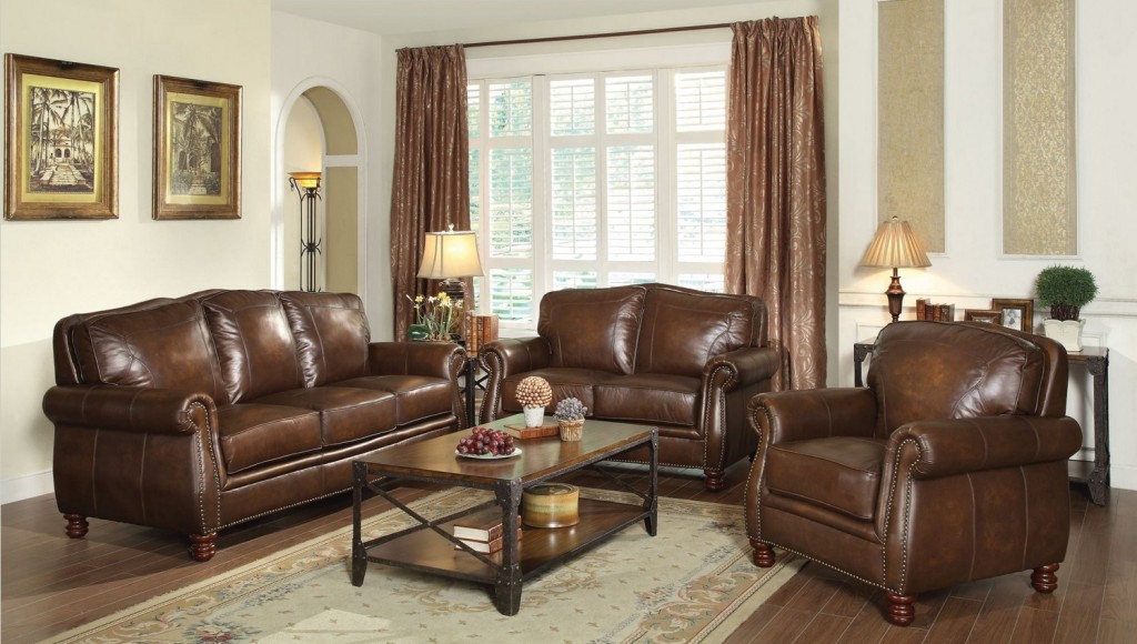 Coaster Furniture Montbrook Brown Leather Chair 503983 - USA Furniture ...