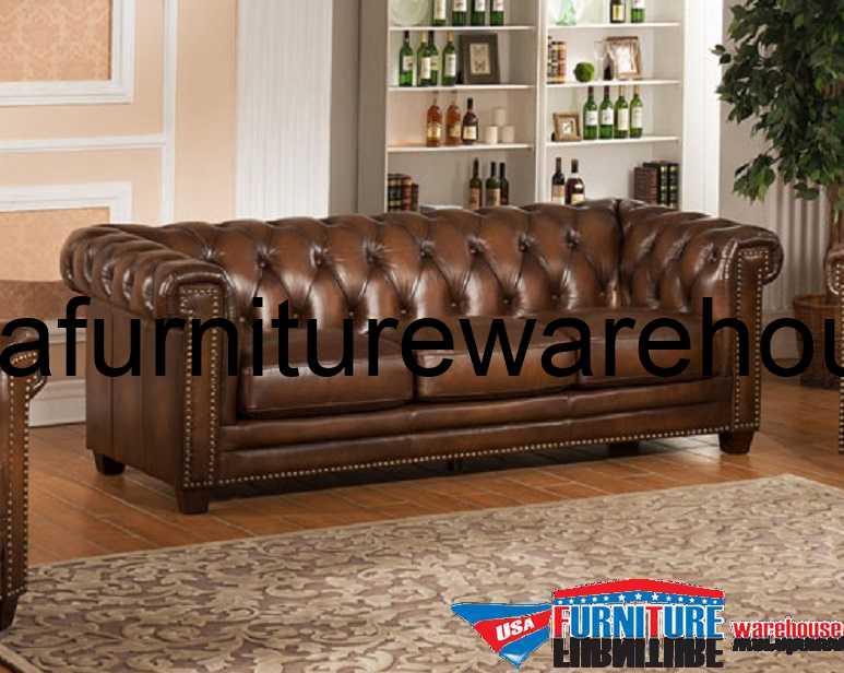 Stanley Park Full Leather Sofa