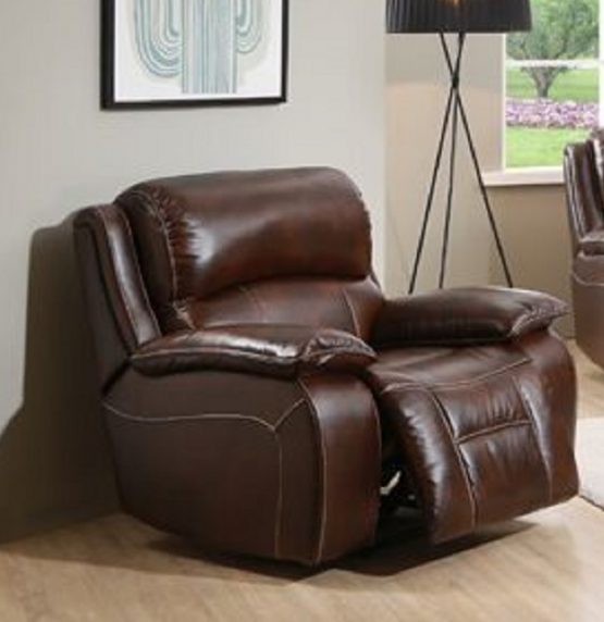 Faraday Top Grain Leather Power Recliner USA Furniture Warehouse