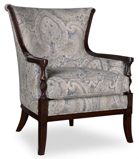 A.R.T Furniture Bristol Wood Trim Accent Chair USA Furniture Warehouse
