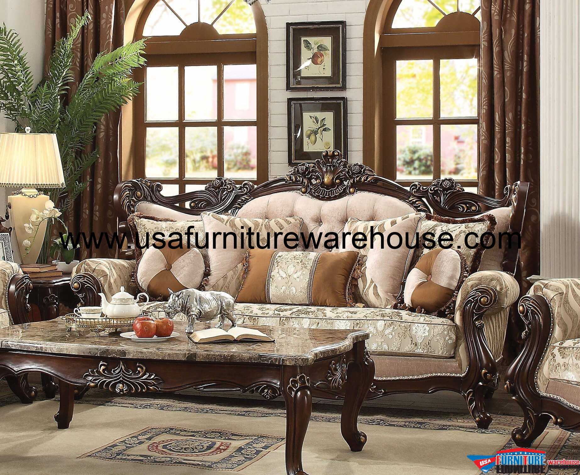 Sectional Sofa With Wood Trim Baci Living Room vrogue.co