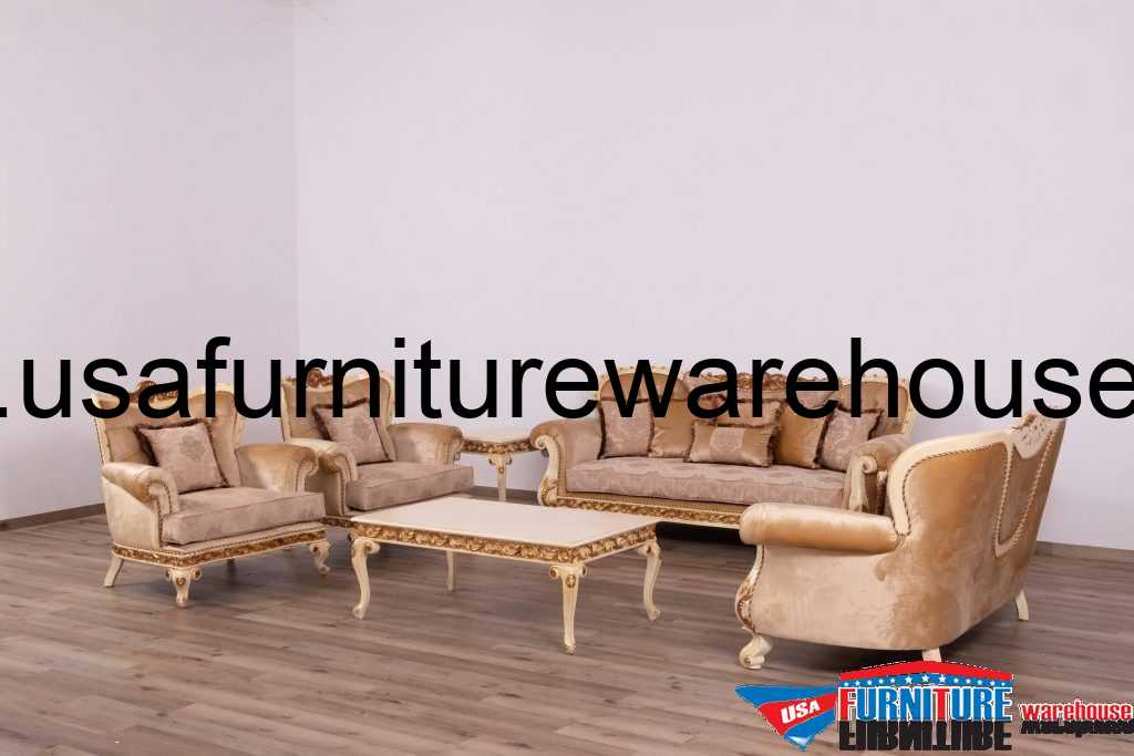 European Furniture Fantasia Luxury Sofa Set USA Furniture Warehouse